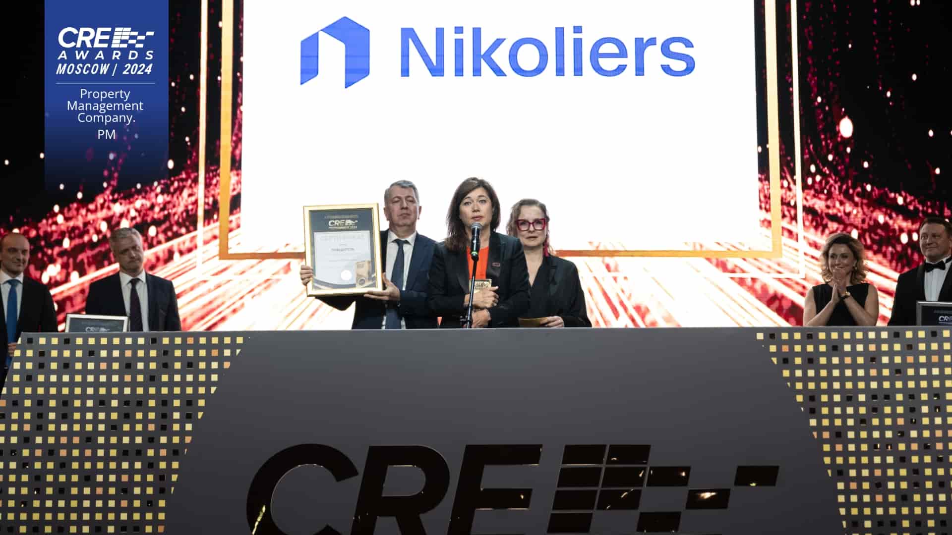 Property management company. PM